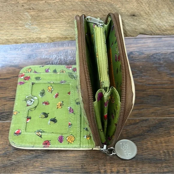 Jeffrey Fulvimari Nature Girl Bobbypin Wallet Zip/Snap - Picture 9 of 11